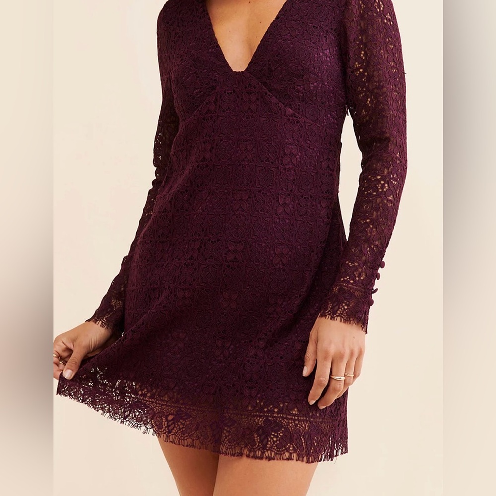 Free People Honey Honey Lace Mini Cocktail Dress size 2